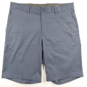 Nike Dri-FIT Mens 32 Blue Flat Front Golf Shorts Performance Stretch